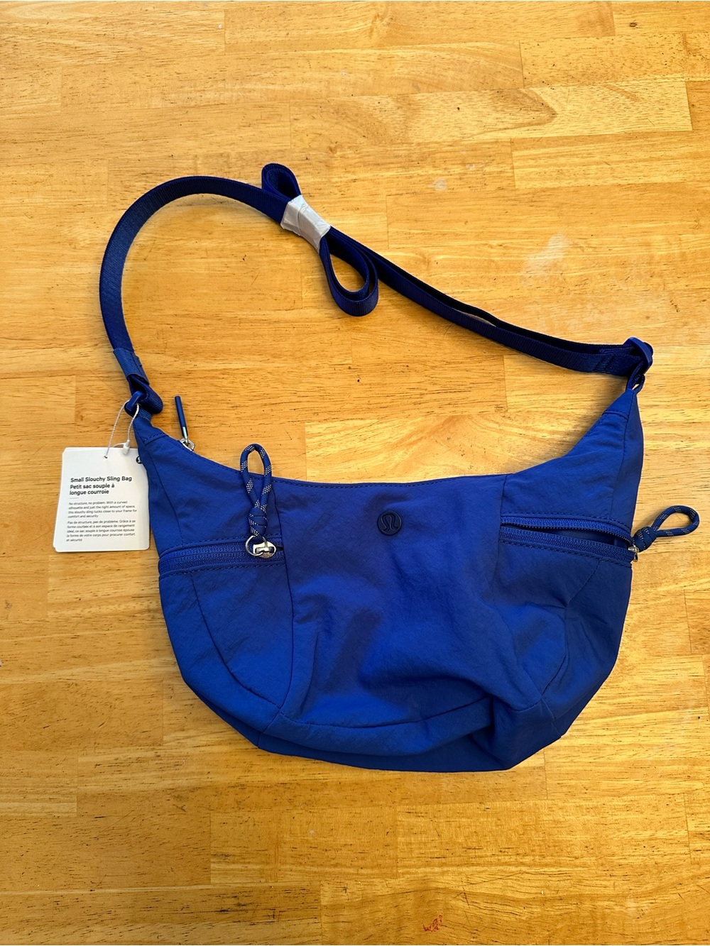 NWT Lululemon small slouchy sling bag